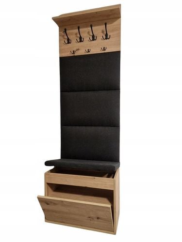 Schowek na buty z SIEDZISKIEM szafka pufa wieszak ARTISAN + Panel na Arena.pl