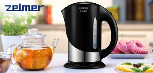 CZAJNIK ELEKTRYCZNY ZELMER BEZPRZEWODOWY STAL NIERDZEWNA DUŻY 1,7L 2200W na Arena.pl