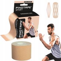 Taśma Kinezjologiczna Tape Wodoodporny Tejp do Kinesiotapingu Beżowy 5 m