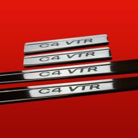 Listwa progowa CITROEN C4 MK1 C4 VTR Stal nierdzewna 304 połysk 4szt