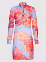 adidas Originals sukienka HC4598 kolor fioletowy mini dopasowana roz. XS