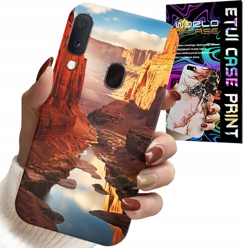 ETUI DO SAMSUNG GALAXY A20E - WIELKI KANION PUSTYNIA PIĘKNE WZORY CASE na Arena.pl