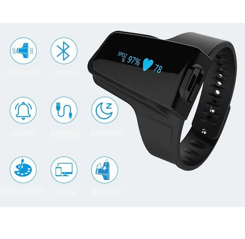 Pulsoksymetr nadgarstkowy Bluetooth z pomiarem SpO₂ i tętna ViATOM na Arena.pl