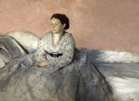 Madame René de Gas, Edgar Degas - plakat 40x30 cm