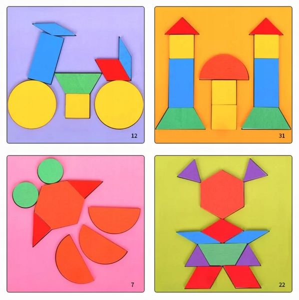 MAGNETYCZNE PUZZLE MONTESSORI UKŁADANKA GRA KLOCKI zdjęcie 6