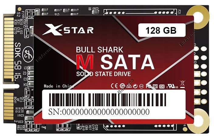 Dysk SSD X-Star Bull Shark 128GB mSATA zdjęcie 3