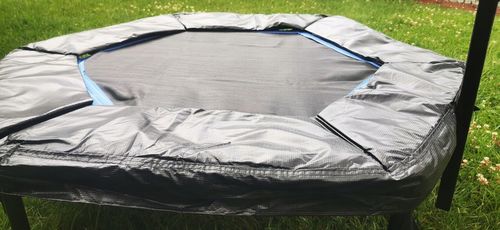 Trampolina akrobacyjna , fitness SportPlus 126 cm do 130kg niebieska na Arena.pl