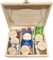 Niezbędnik Skrzynka PREZENT Urodziny BOX 18 30 40 80 pudełko urodzinowe