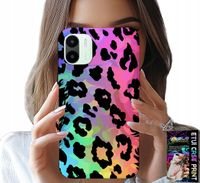 ETUI DO XIAOMI REDMI A2 - KOLOROWA TĘCZOWA PANTERKA PLECKI FOLIA