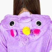 Onesies piżama damska poliester fioletowy rozmiar L