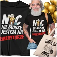 Prezent dla EMERYTA Emerytura KOSZULKA Pomysł na prezent UPOMINEK