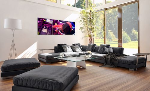 Obraz Na Płótnie - Studio Nagrań  - 150X50 Cm - Ca150X50-2404 na Arena.pl