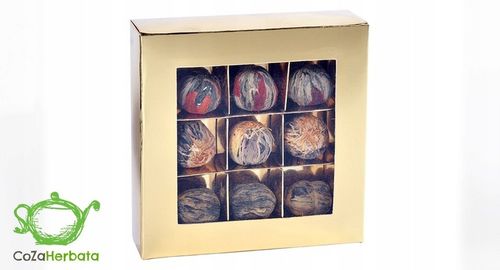 ZŁOTA KWITNĄCA BOMBONIERKA - 9 Herbat Kwitnących na Arena.pl