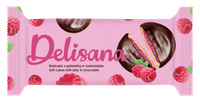 Delisana Ciastka z galaretką malinową 135g