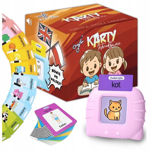 Czytnik Kart Do Nauki słówek POLSKI ANGIELSKI 1020+ SŁÓW TRZY TRYBY JĘZYKÓW na Arena.pl