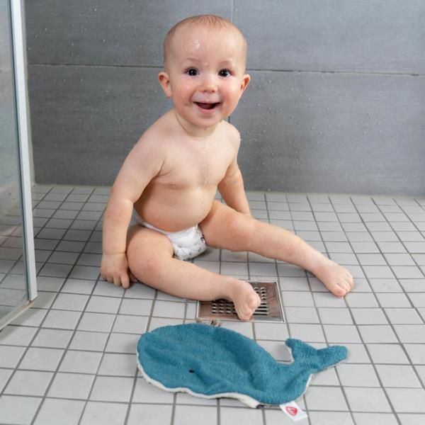 Ręcznik z kapturem i myjką, Wieloryb, z kolekcji: zdjęcie 7