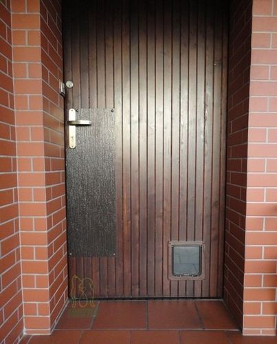 CAT MATE Drzwi magnetyczne dla kota psa klapka 2 sposoby wejść białe na Arena.pl