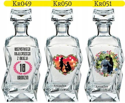 KARAFKA PREZENT na rocznica ślubu 10,20,30,40,50 na Arena.pl