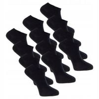 SKARPETKI STOPKI DAMSKIE BAWEŁNIANE KLASYCZNE SPORTOWE CZARNE MORAJ 38-41