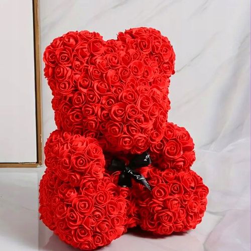 Prezent który mówi Kocham Cię Miś z róż 25cm na Arena.pl
