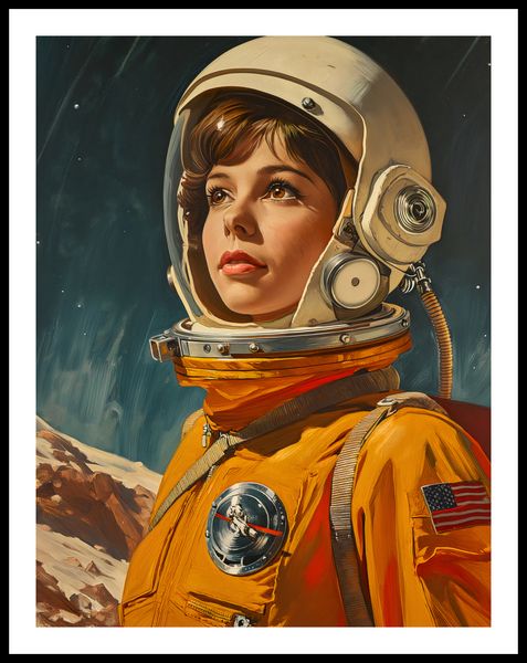 Plakat 50x65cm Pionierka Kosmosu zdjęcie 3