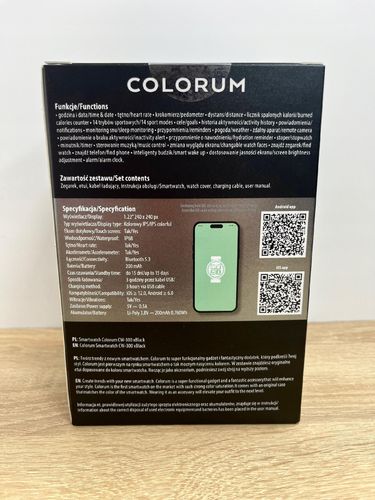 Smartwatch Forever CW-300 czarny na Arena.pl