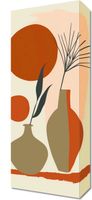 Obraz 20x50cm Wazy w Czerwieni
