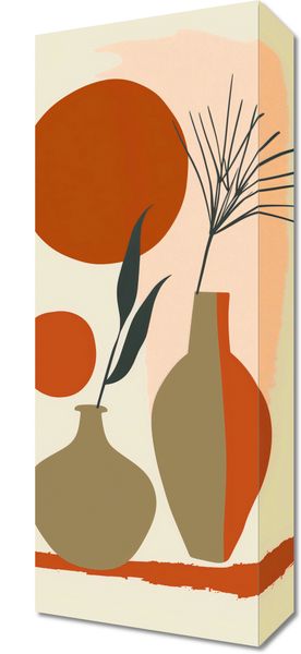 Obraz 20x50cm Wazy w Czerwieni zdjęcie 1