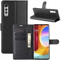 Litchi Lg Velvet Czarny