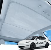 Osłona przeciwsłoneczna dachu Tesla Model Y 2020-2024 zamszowa Anty-UV