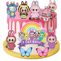 OPŁATEK NA TORT Z CUKRU WYDRUK MONSTER CUKROWA DEKORACJA