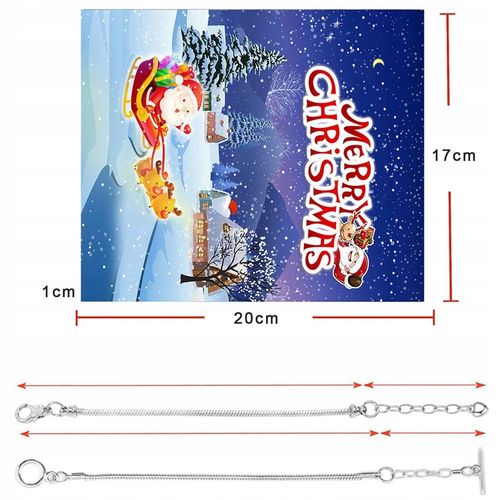 KALENDARZ ADWENTOWY DLA DZIEWCZYN NASTOLATEK KOBIET BIŻUTERIA ZAWIESZKI na Arena.pl