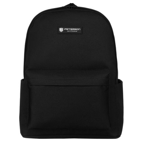 sportowy, pojemny plecak w czarnym kolorze z zewnętrznymi kieszonkami na Arena.pl