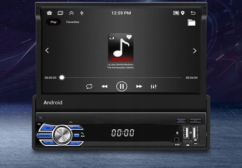 RADIO SAMOCHODOWE 1 DIN ANDROID 13 GPS USB WIFI WYSUWANY PILOT CARPLAY na Arena.pl