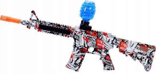 AUTOMATYCZNY PISTOLET AUTOMAT KARABIN NA KULKI WODNO ŻELOWE ELEKTRO ZESTAW na Arena.pl