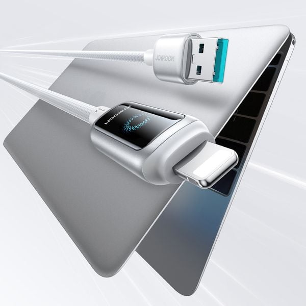 Kabel przewód USB-A - iPhone Lightning 3A 1.2m - biały zdjęcie 5