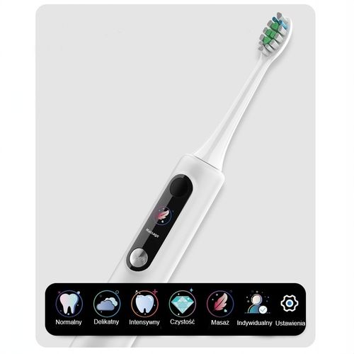 SZCZOTECZKA SONICZNA DO ZĘBÓW ELEKTRYCZNA POLSKIE MENU TRYB INDYWIDUALNY na Arena.pl