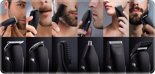 Trymer maszynka do włosów golarka do brody zarostu do golenia 6w1 na Arena.pl