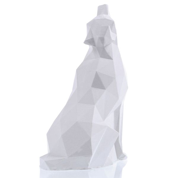 Kolorowanka 3D Figurka gipsowa Wilk Malowanka zdjęcie 4