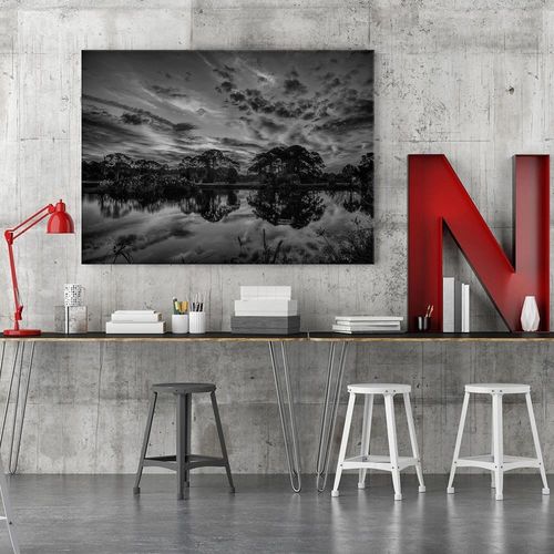 Obraz na płótnie - Canvas, Chmury nad jeziorem 2 60x40 na Arena.pl