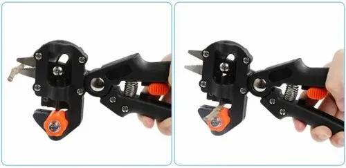 ZESTAW SEKATOR NOŻYCE NOŻYCZKI OGRODOWE DO SZCZEPIEŃ OKULIZACJI DRZEW ETUI na Arena.pl