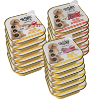 MOKRA KARMA DLA PSA TufTuf PASZTET MIX SMAKÓW ALUPAK 18x300g