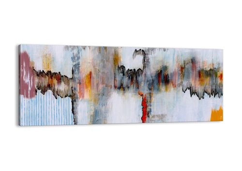 Obraz Na Płótnie - Zamazane Postaci  - 100X40 Cm - Ab100X40-3676 na Arena.pl