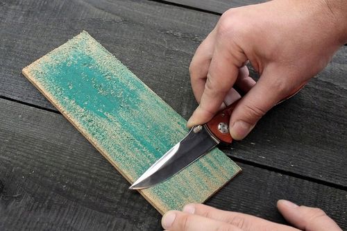 Pasek ze skóry bydlęcej Skórzana polerka do noży uniwersalna na Arena.pl