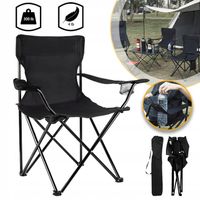 KRZESŁO KEMPINGOWE LEKKIE SKŁADANE KRZESŁO WĘDKARSKIE DLA PLAŻOWE WĘDRÓWKI