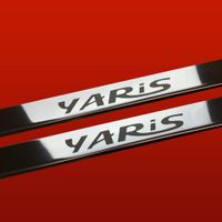 Listwa progowa TOYOTA YARIS MK1 Stal nierdzewna 304 połysk 2szt