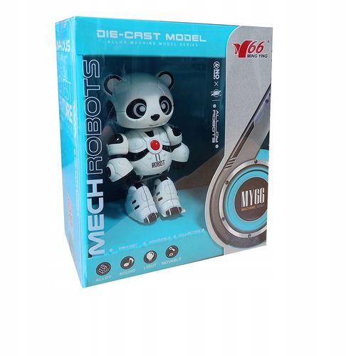 INTERAKTYWNY ROBOT PANDA MÓWI POWTARZA GRA ŚWIECI ZABAWKA DLA DZIECI na Arena.pl