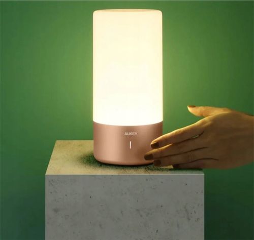AUKEY LT-T6 Rose Gold LAMPKA NOCNA STOŁOWA RGB LED DOTYKOWA na Arena.pl
