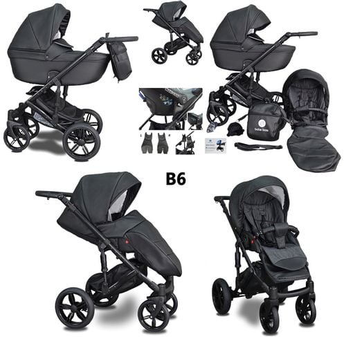 WÓZEK DZIECIĘCY BeRco 2w1 + Adaptery Maxi Cosi Cybex Aton X-Lander na Arena.pl