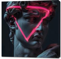Obraz 100x100cm Neonowy Renesans